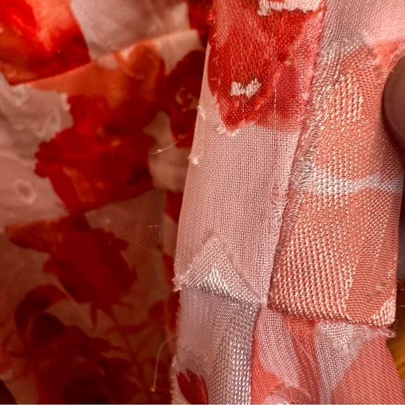 Anthropologie Hutch Amora Burnout Mini Dress Size 6 - Picture 6 of 9